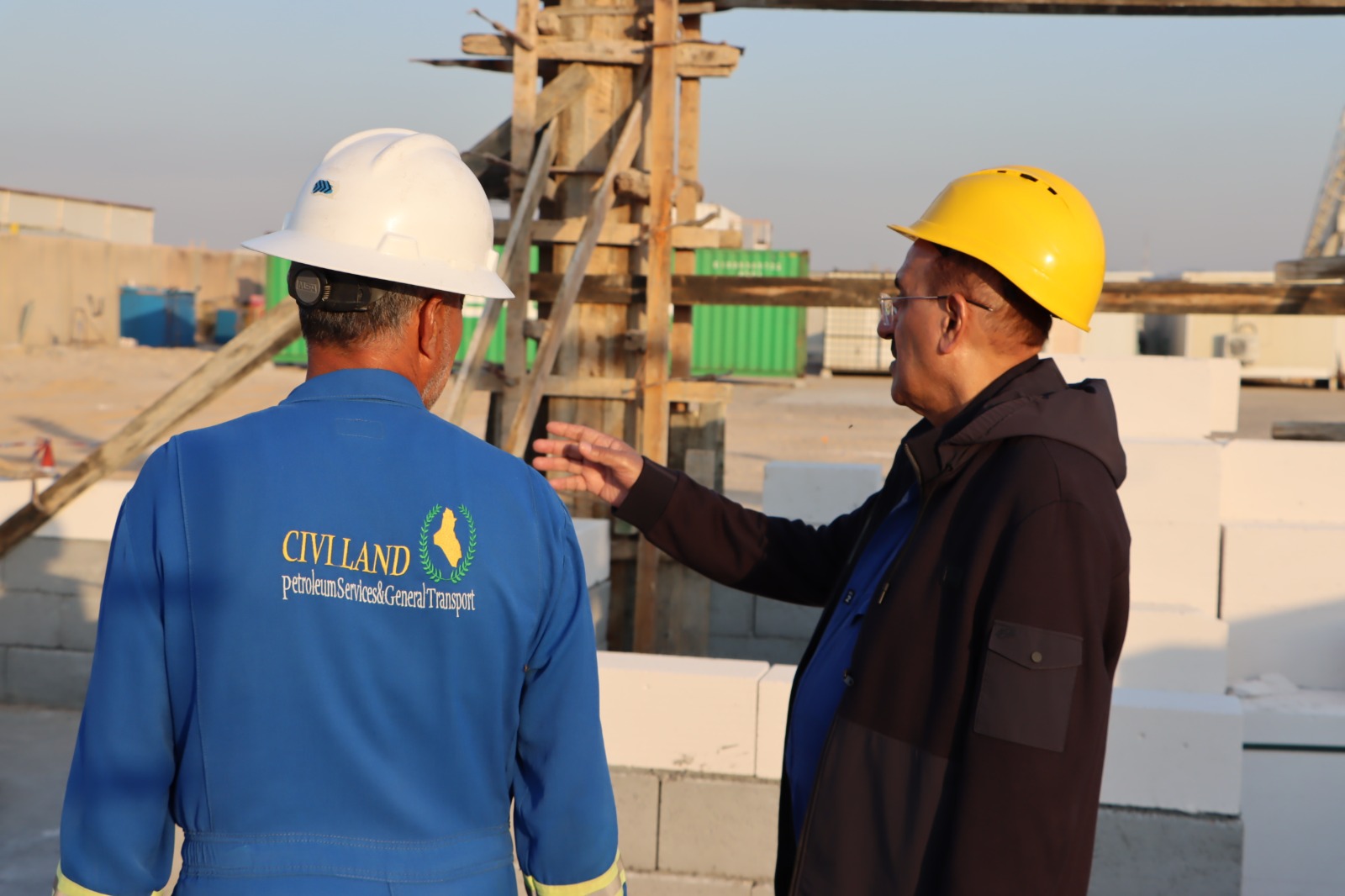 General Manager site visit Al-Burjisya - AL-Kuff